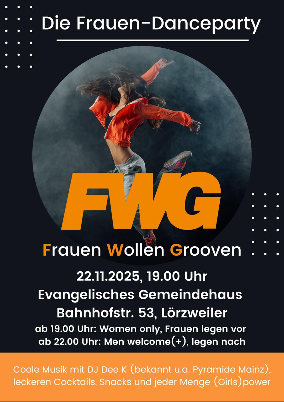 Frauen Wollen Grooven Flyer